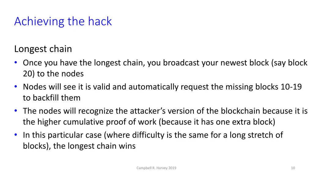 achieving the hack 1