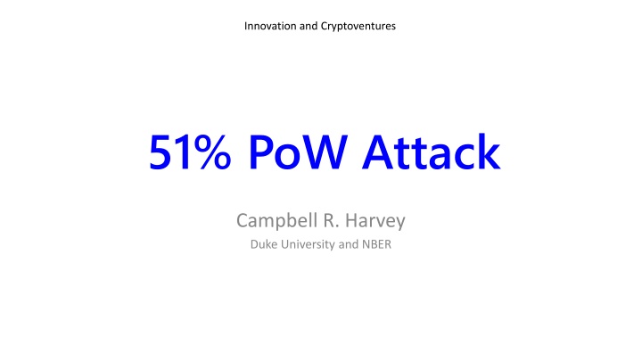 innovation and cryptoventures