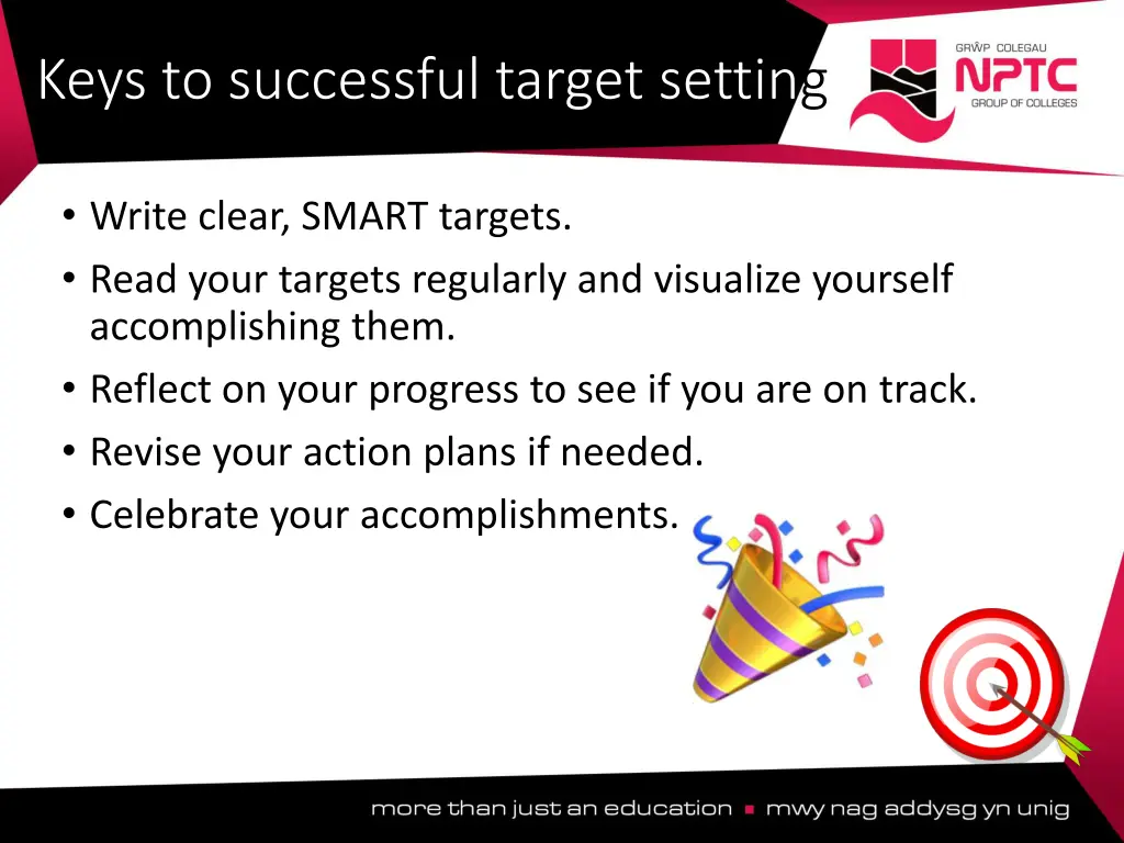 keys to successful target setting