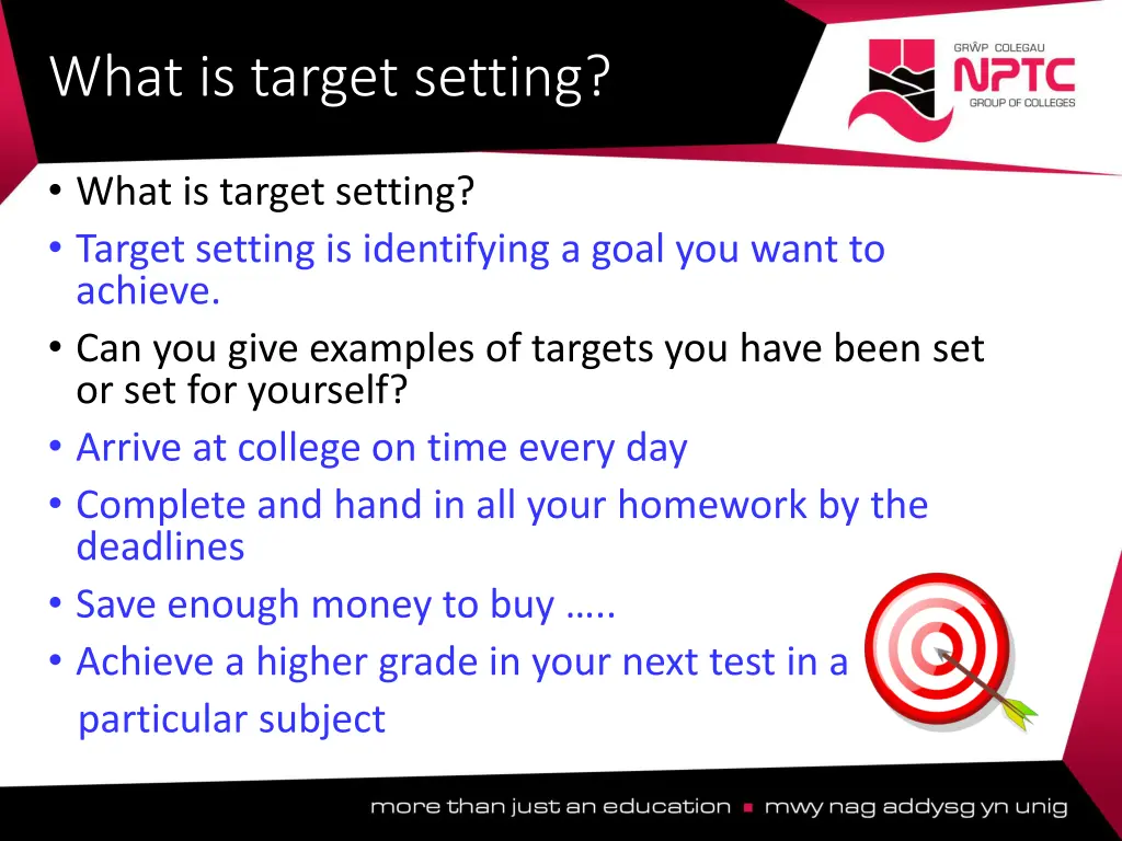 what is target setting