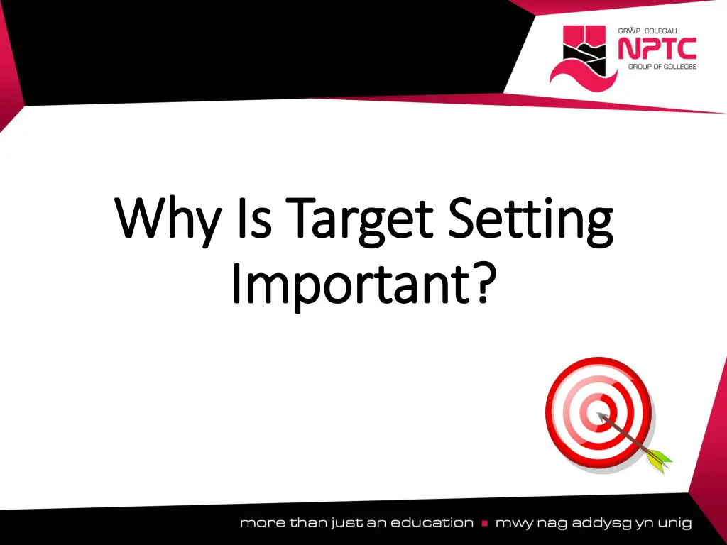 why is target setting why is target setting