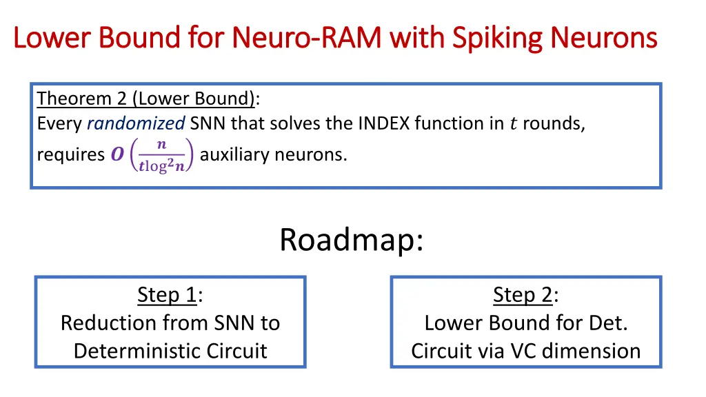 lower bound for neuro lower bound for neuro