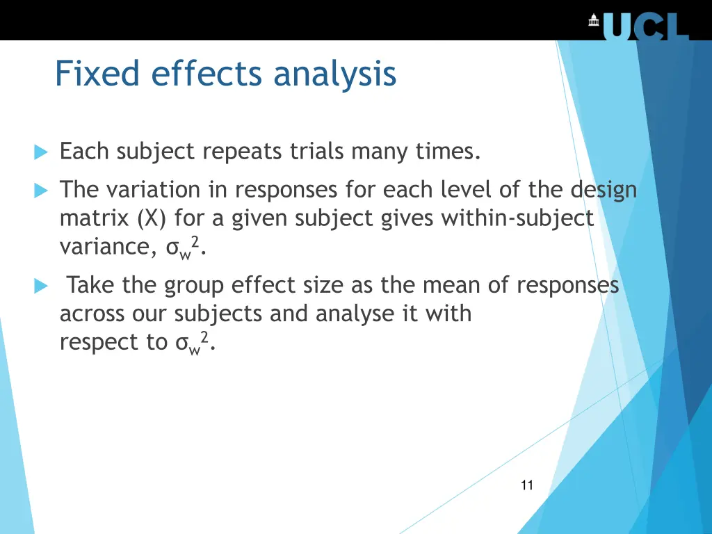 fixed effects analysis