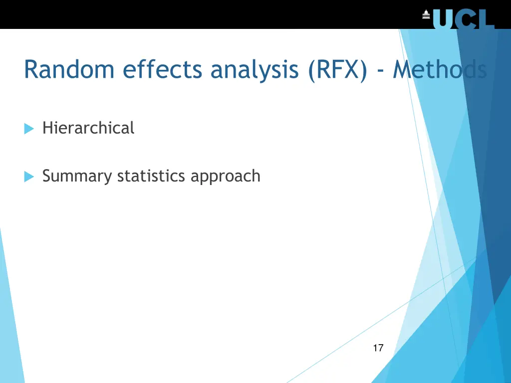 random effects analysis rfx methods
