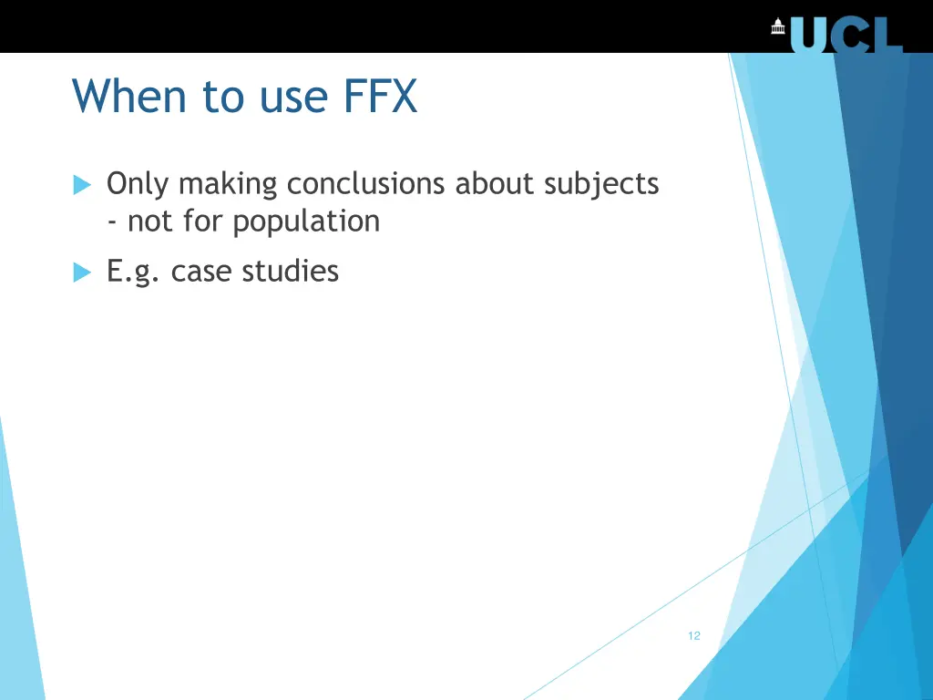 when to use ffx