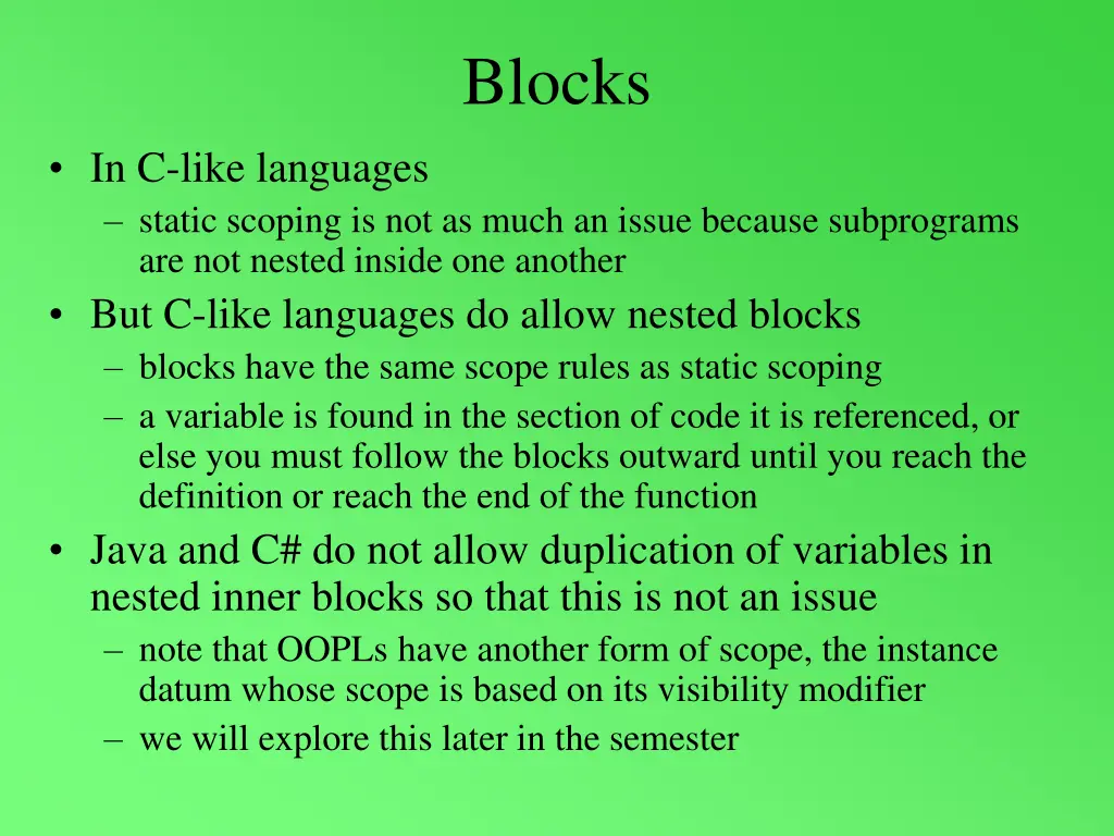 blocks