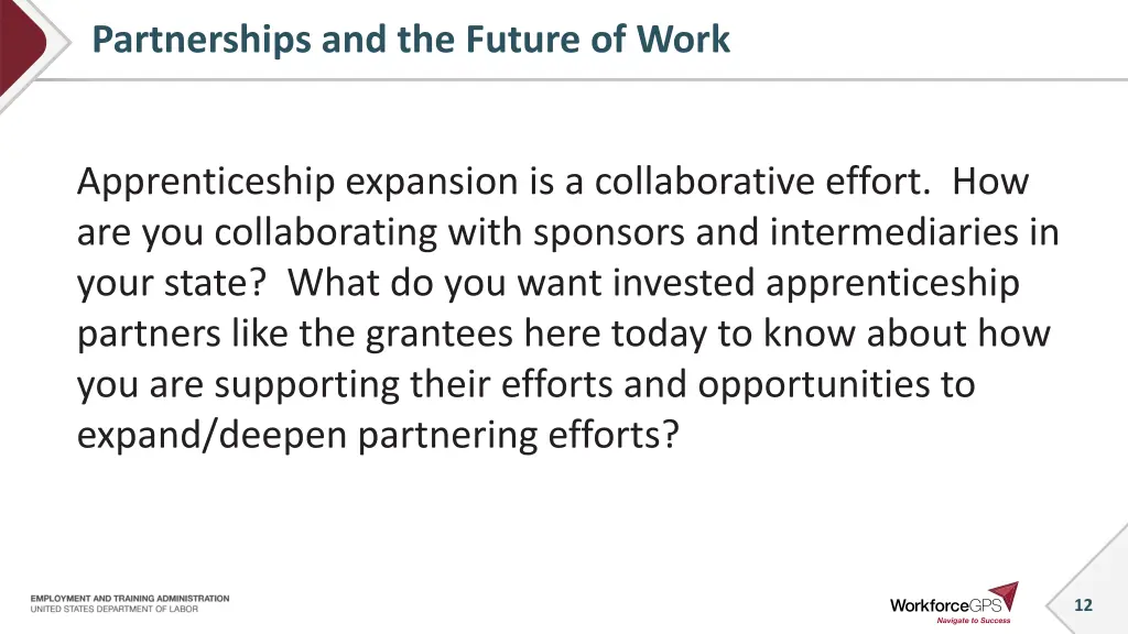 partnerships and the future of work