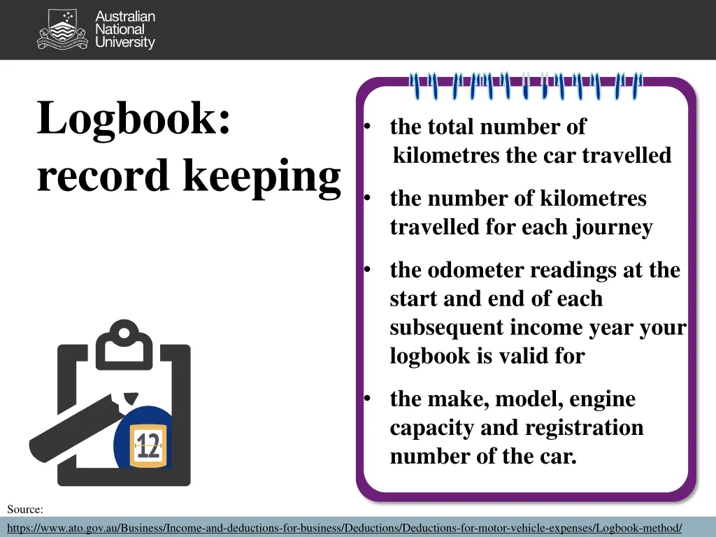 logbook record keeping