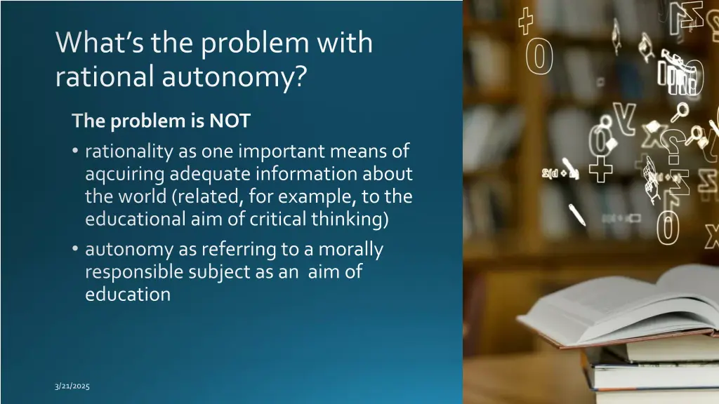 what s the problemwith rational autonomy