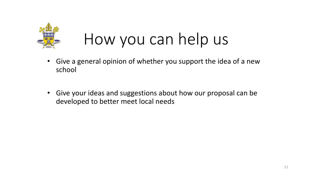 how you can help us
