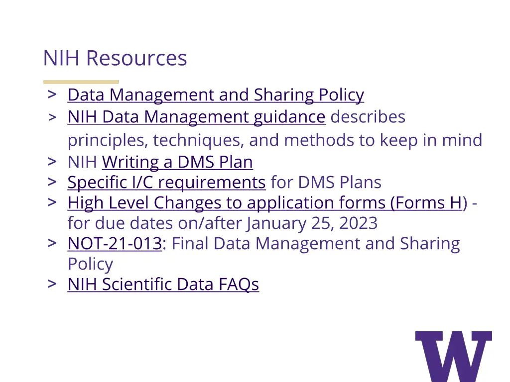 nih resources