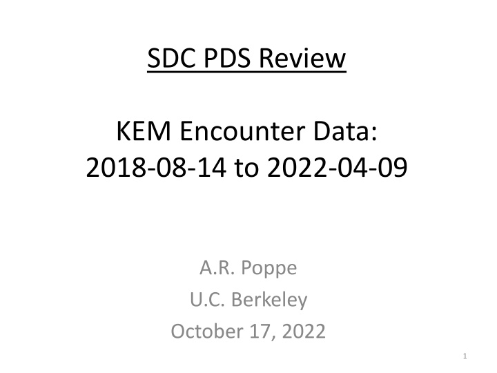 sdc pds review
