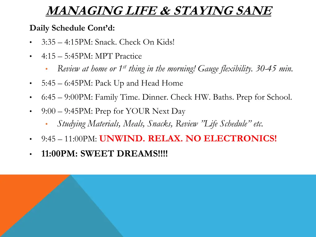 managing life staying sane 3