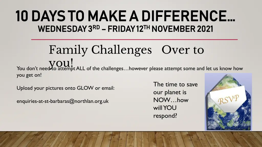 10 days to make a difference 10 days to make 1
