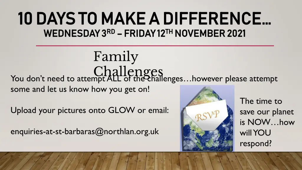 10 days to make a difference 10 days to make