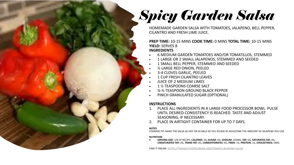 spicy garden salsa homemade garden salsa with