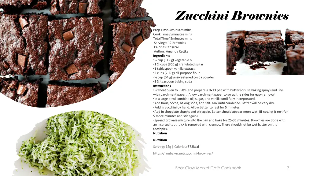 zucchini brownies