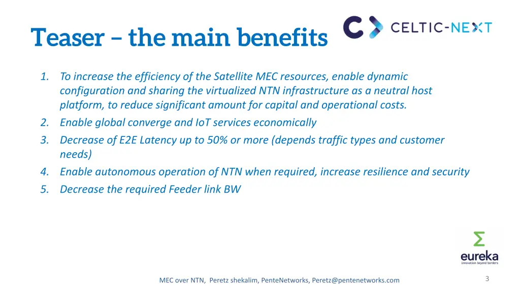 teaser the main benefits