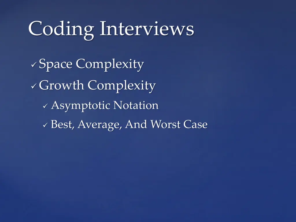 coding interviews 1