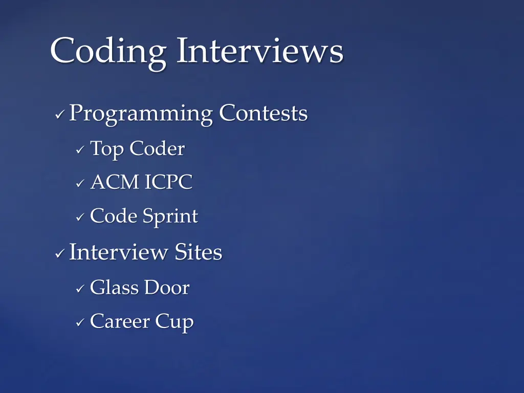coding interviews 3