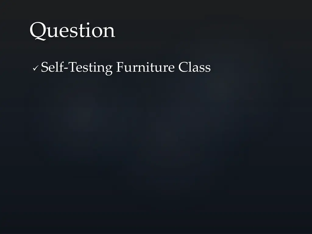 question 5