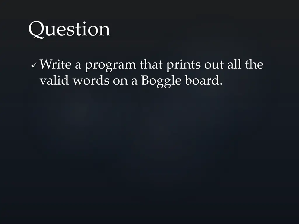 question 6