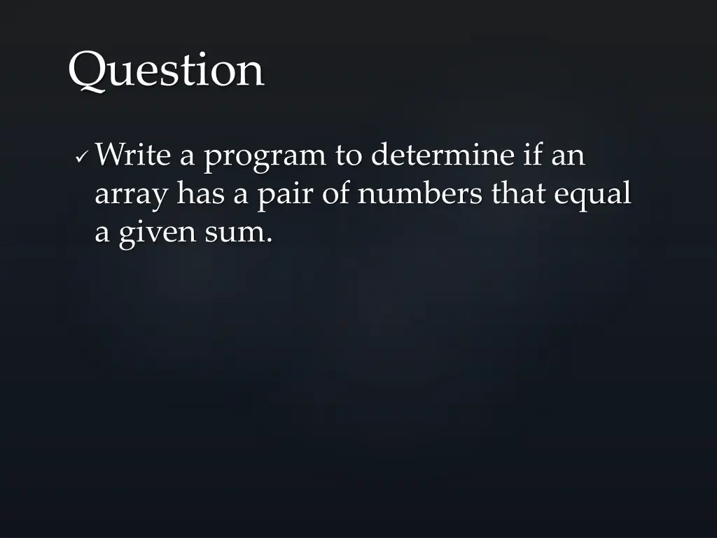 question 7