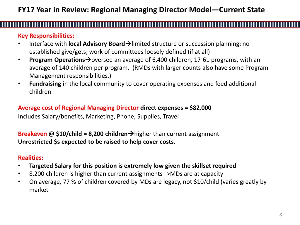fy17 year in review regional managing director