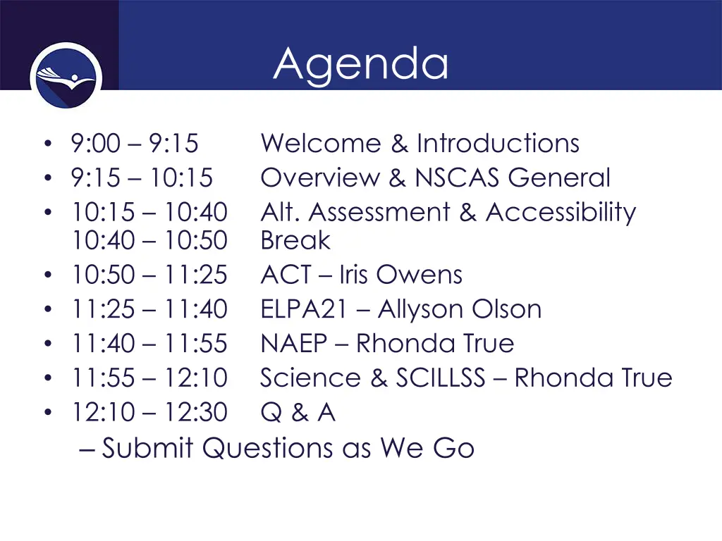 agenda
