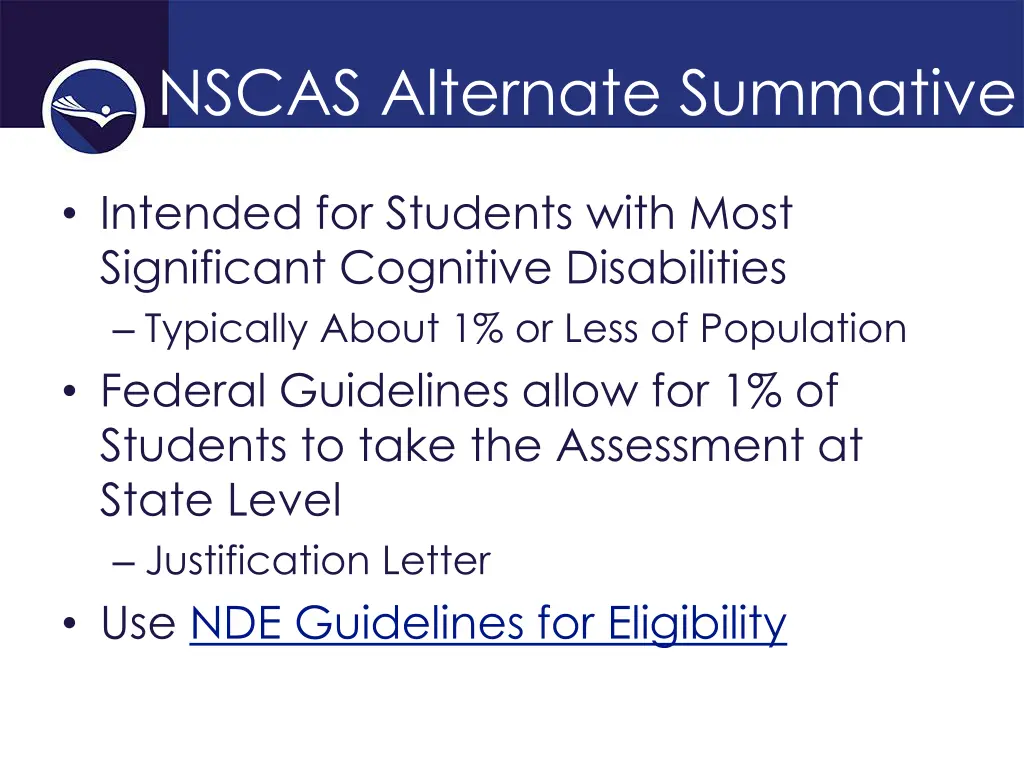 nscas alternate summative 2