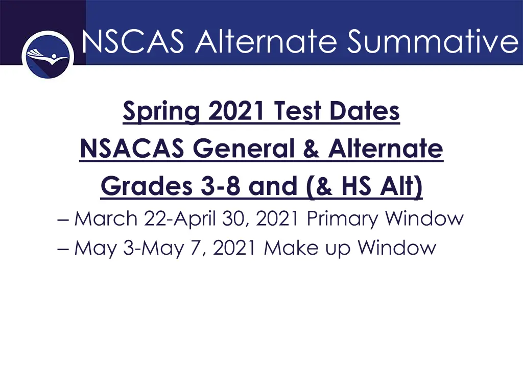 nscas alternate summative 5