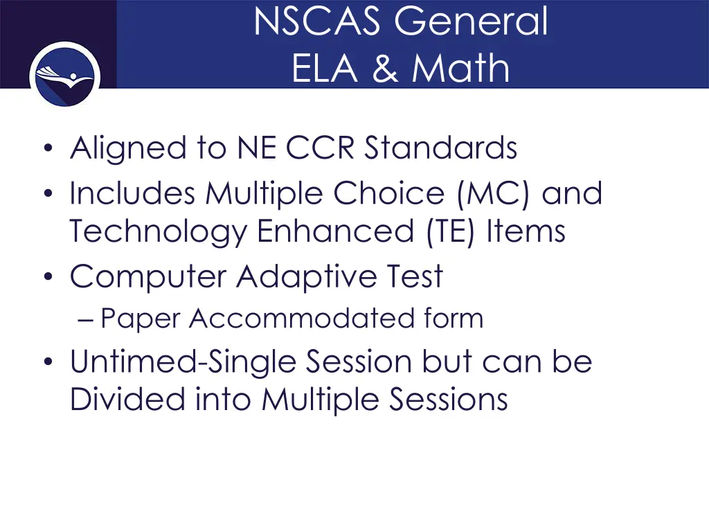 nscas general ela math
