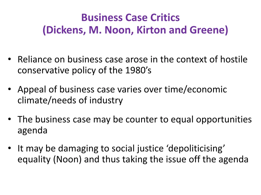 business case critics dickens m noon kirton