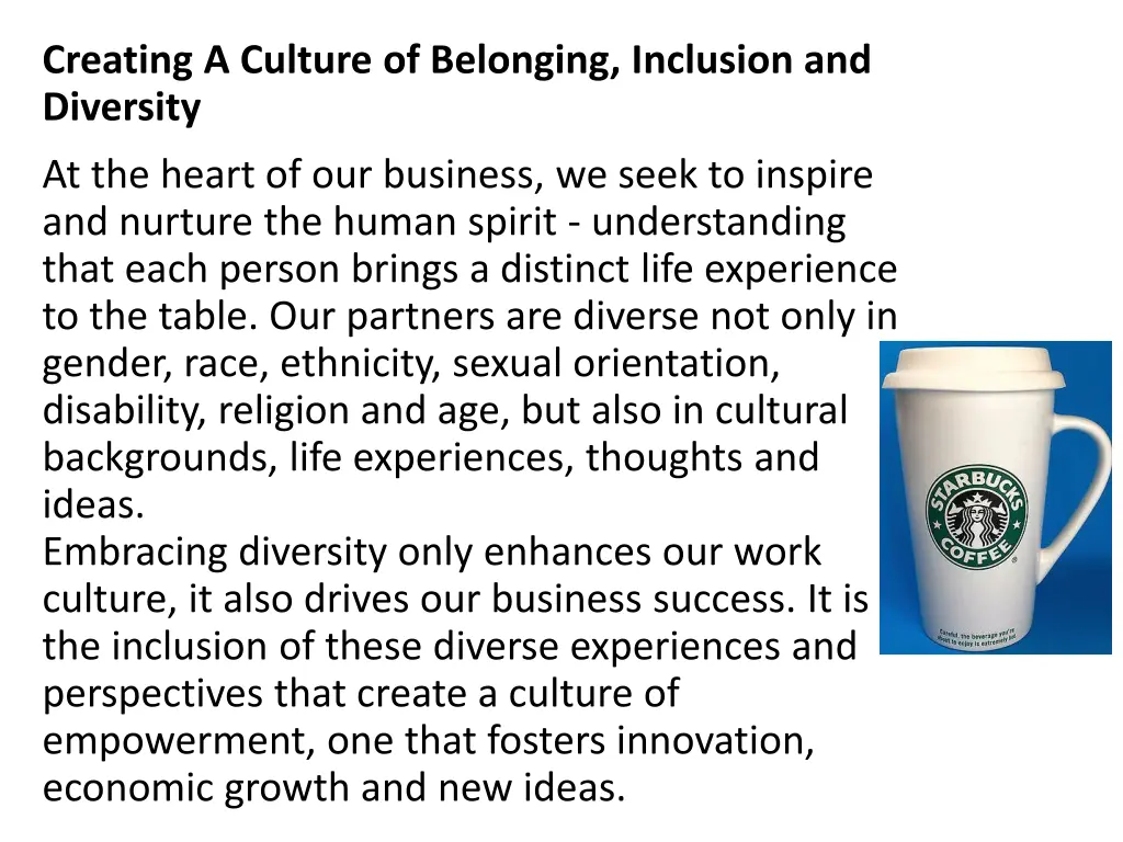 creating a culture of belonging inclusion
