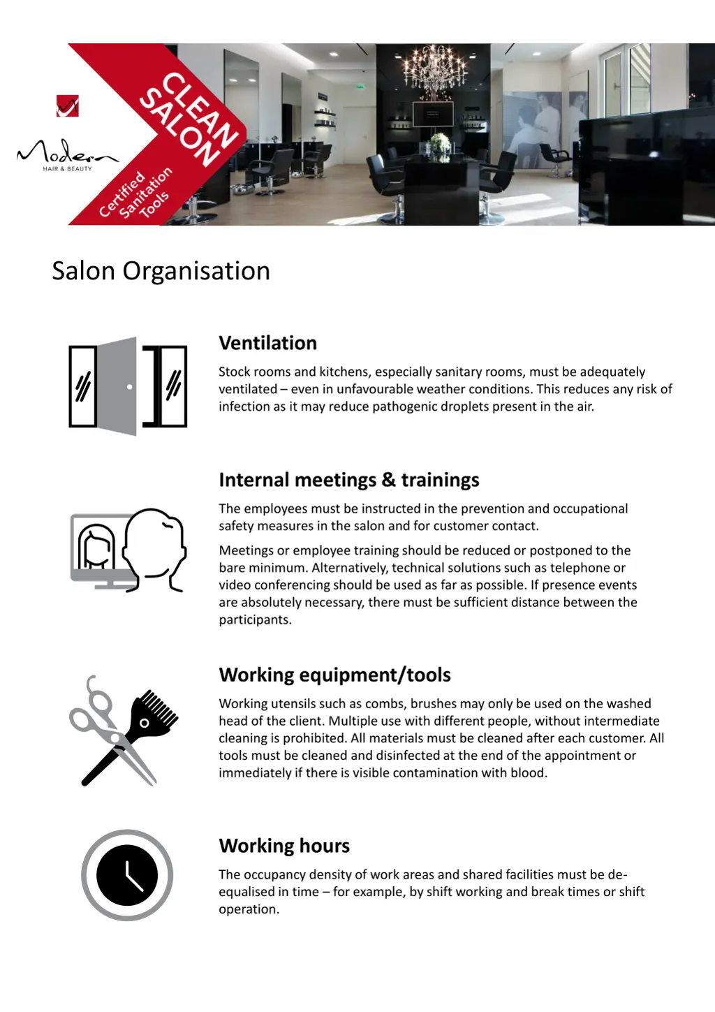 salon organisation 1