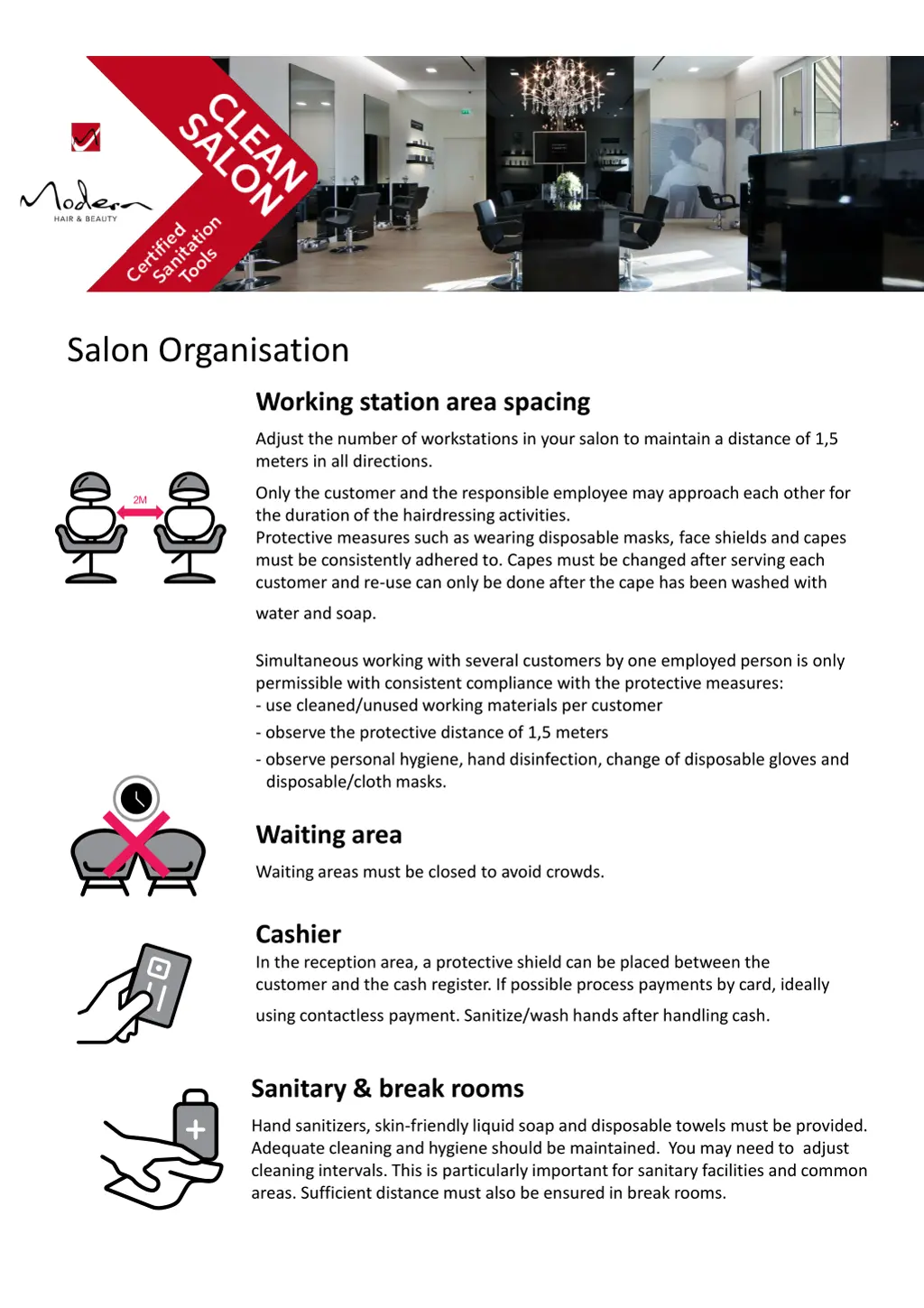 salon organisation