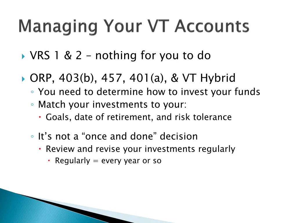 vrs 1 2 nothing for you to do