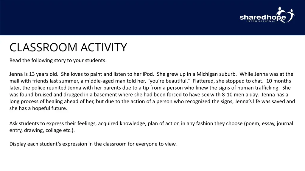 classroom activity