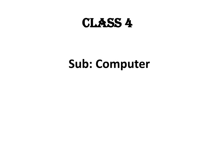 class 4 class 4
