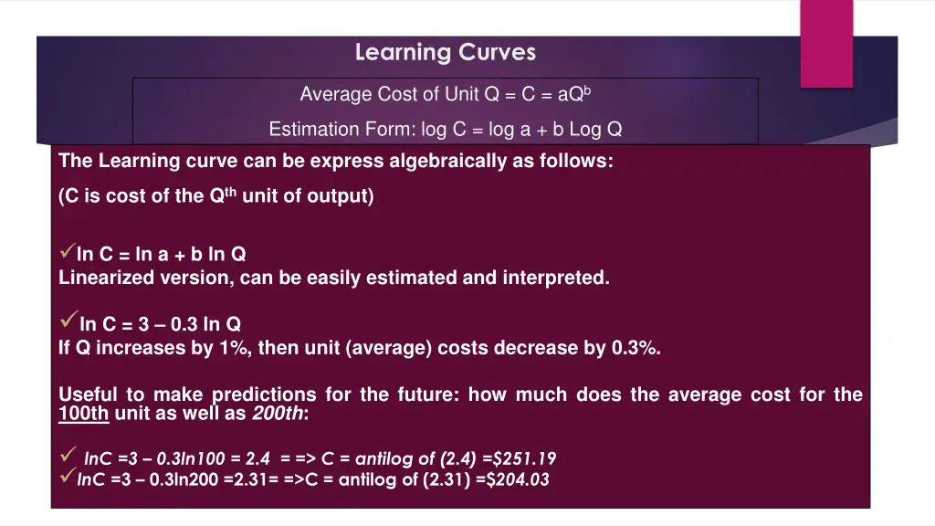 learning curves 1