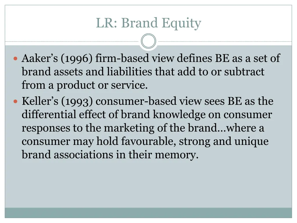 lr brand equity