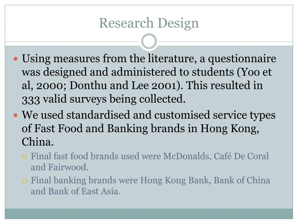 research design