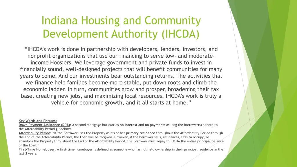 indiana housing and community development