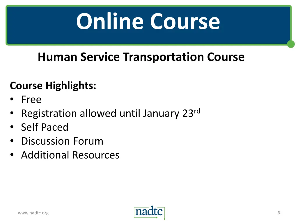 online course