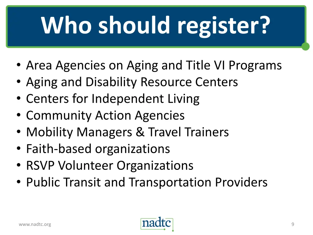 who should register