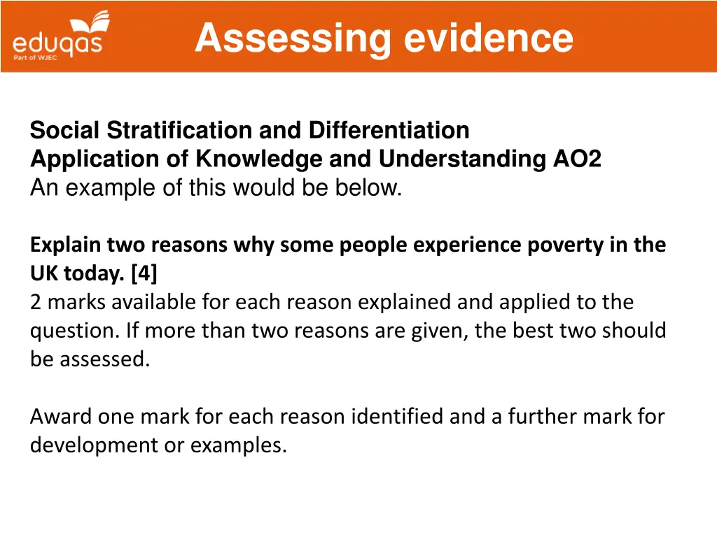 assessing evidence 5