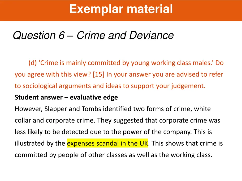 exemplar material 7