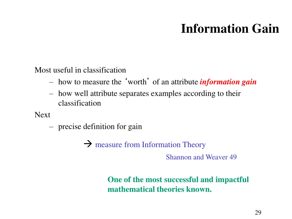 information gain