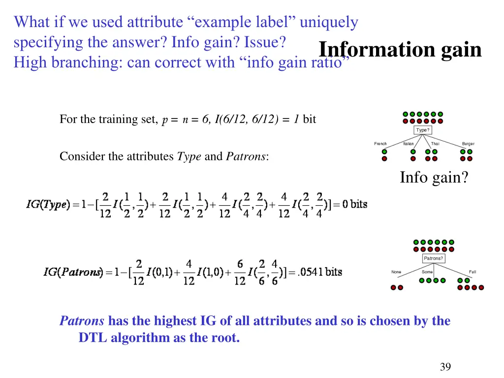 what if we used attribute example label uniquely