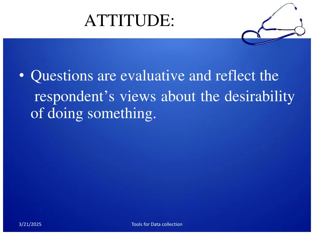 attitude